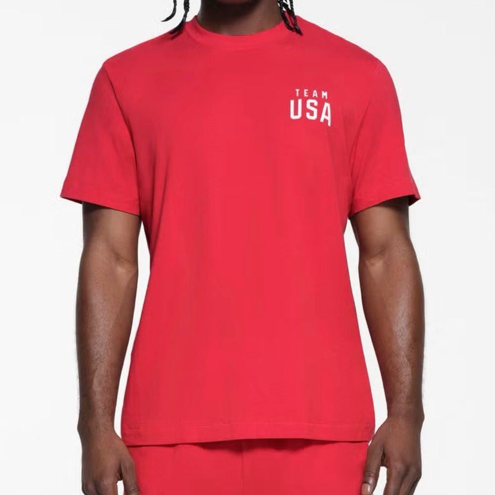 SKIMS x Team USA T-Shirt | Size XS | Red | NWT | Unisex